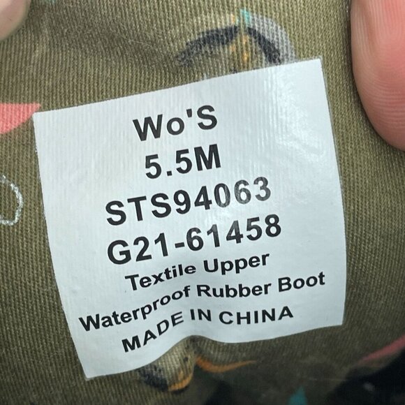 Sperry Women's Saltwater Boots, Black, 5.5 NWB S089 - Picture 6 of 8